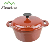 green gradient color enamel coating cookware